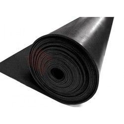 black rubber sheet