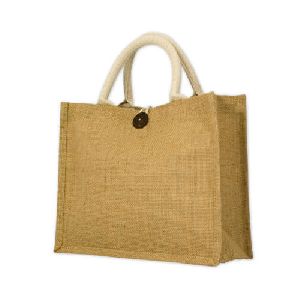 Bamboo Handle Jute Bag