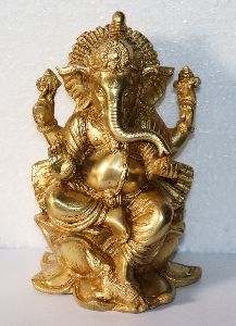 Divya Shakti Ganesh Ji Idol In Brass