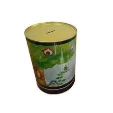 printed tin container