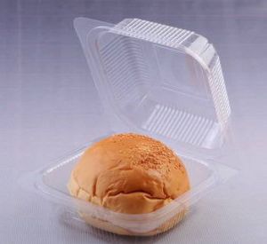 plastic burger box