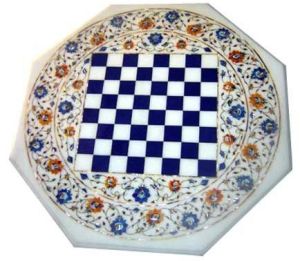 Inlaid Chess Table