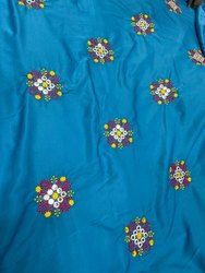 Crepe Embroidered Fabric