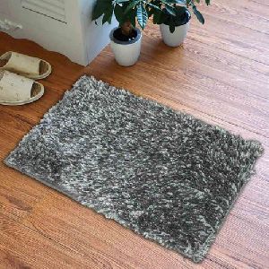 Polyester Glossy Shaggy Carpet
