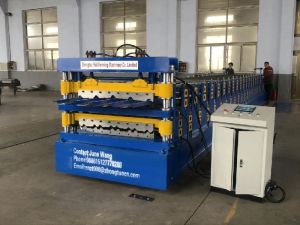 double layer roll forming deck machine