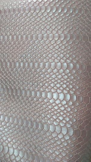 Cow Print Foil Leather