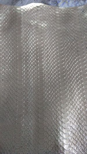 Cow Print Foil Leather