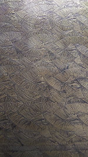 Cow Print Foil Leather