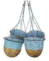 Iron Oval Hanging Basket
