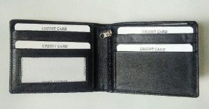 Black Leather Wallet For Men