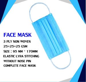 3 Ply Surgical Face Mask