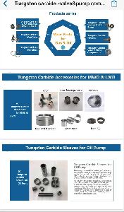 tungsten carbide seal rings