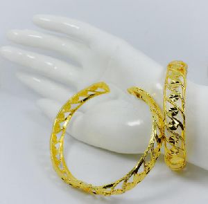 Artificial Golden Steel Bracelet
