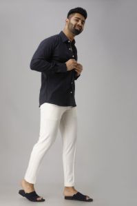 Navy Blue Slim Fit Shirt