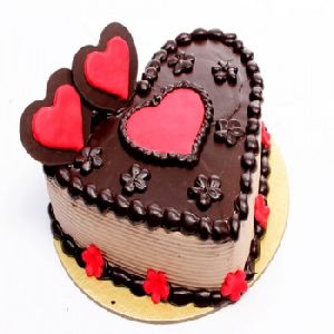 Choco Heart Shape Cake