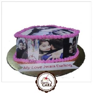 Chocolate Marwal Photo Cake