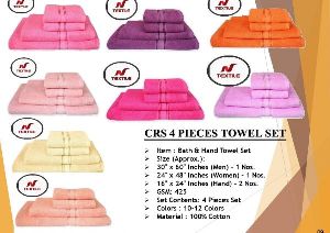 CRS 4 Pcs Towels Set
