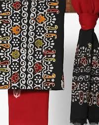Ladies Batik Print Dress Material