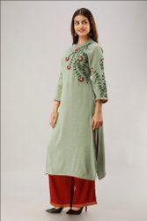 Hand Embroidered Long Kurtis