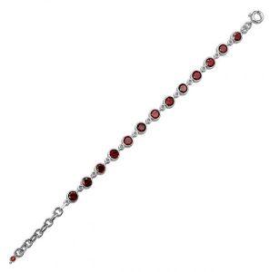 Garnet Bracelet (GAR-11-6RD-CUT)