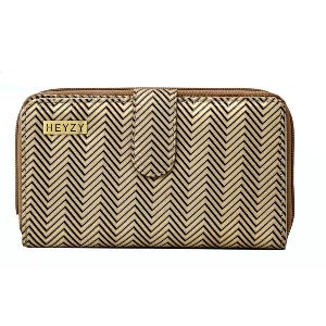 Heyzy Crystal Gold Clutch