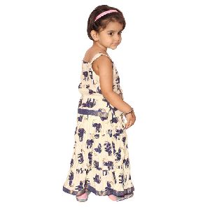 Girls Cotton Dress White