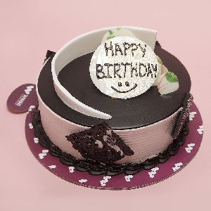 Chocolate Cream Birthday Cake