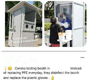 medical testing container
