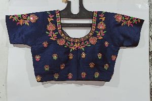 Designer Phantom Silk Embroidery Blouse