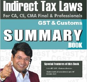 Summary Book For CA Final Indirect Tax Laws