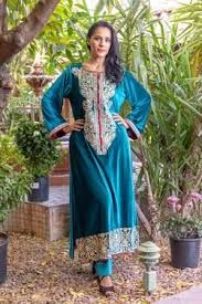 cotton embroidery suit
