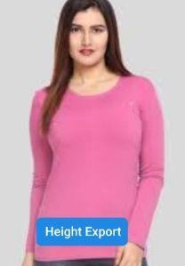 Ladies Round Neck T Shirts