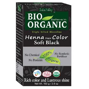 Soft Black Henna Hair Color