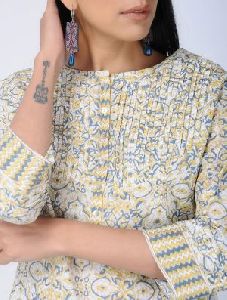 Block Printed Top