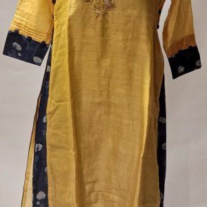 Cotton Yellow Kurtis