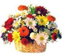 Assorted Flowers Gift Basket