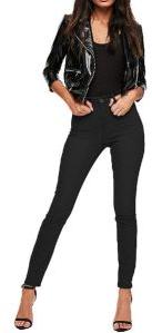 HyBrid & Company Womens Super Stretch Comfort High Waist High Rise Skinny Jeans