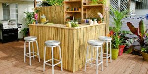 Bamboo Bar Counter Table