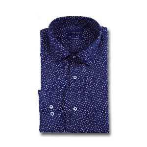 Blue Paisley Printed Shirt