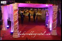 Wedding pillars decoration