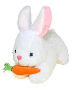 Rabbit With Carrot Soft Toy