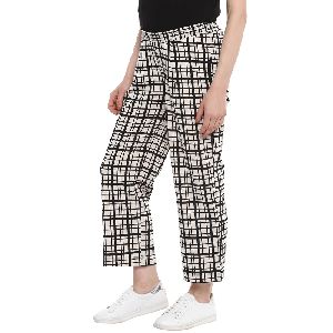 Checkered Ankle Length Trousers