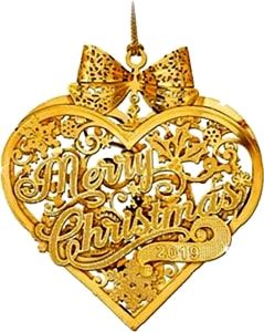 Gold Christmas Ornaments