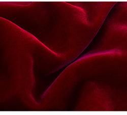 Plain Maroon Taffeta Velvet Fabric