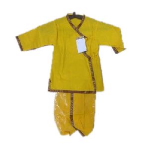 Kids Plain Dhoti Kurta