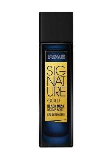 AXE Signature Gold Black Musk Cedar Wood Perfume
