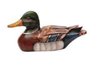 Wood Carving- Colorful Ducks