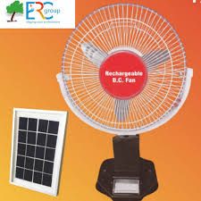 Solar Rechargeable Fan