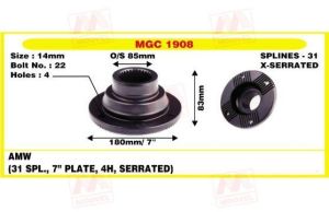 MGC 1908 Gear Box Coupling Flange