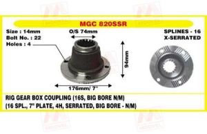 MGC 820SSR Rig Gear Box Coupling Flange